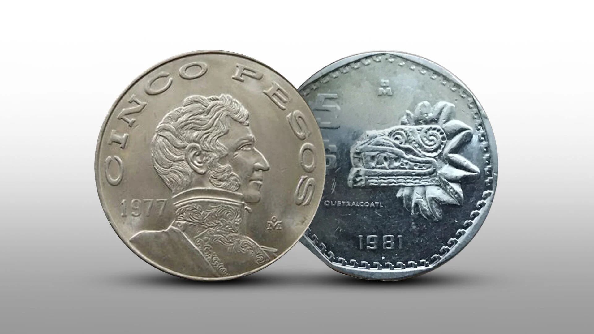Dos monedas de 5 pesos se cotizan juntas en más de 55 mil pesos por internet 