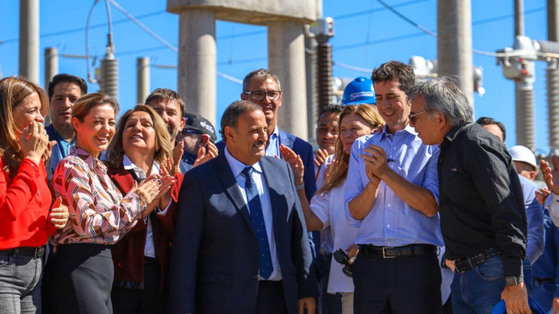 Ricardo Quintela, gobernador de La Rioja, junto a Wado de Pedro, ministro del Interior