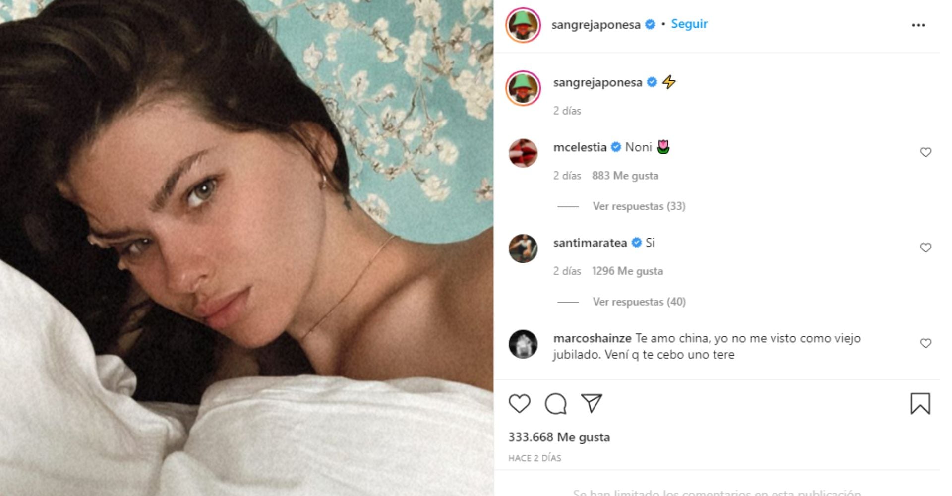 La China Suárez sumó el apoyo de una famosa actriz