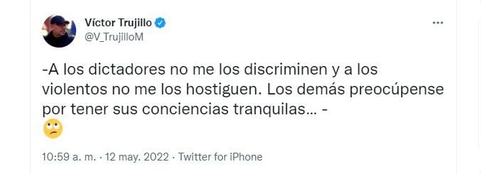 Con un evidente sarcasmo, el comunicador Víctor Trujillo criticó las decisiones de AMLO (Foto: Twitter / @V_TrujilloM)