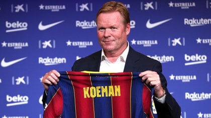 Koeman reemplazó a Quique Setién como el nuevo DT del Barcelona (Reuters)