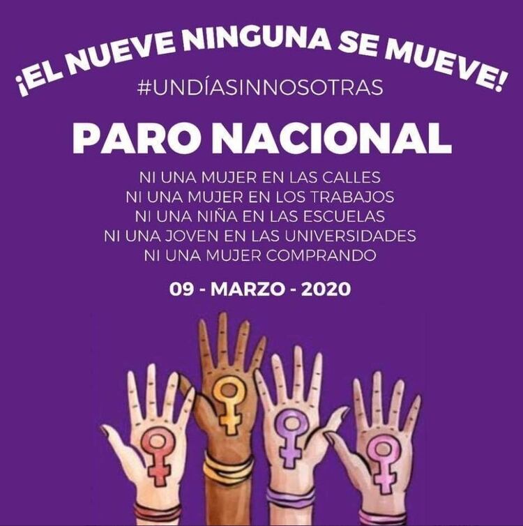 Un día sin mujeres (Foto: Twitter@embolicat)