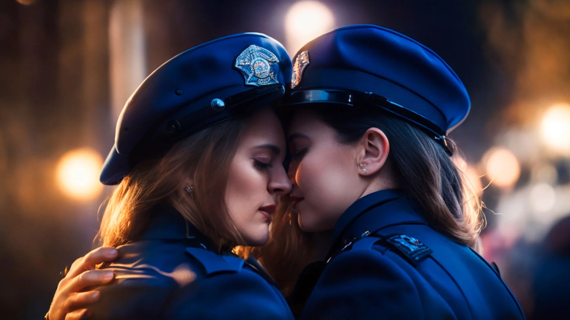A pesar del paso del tiempo, el amor entre las mujeres policías continuaba intacto (Infobae)