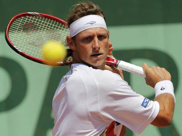 Por primera vez en su carrera, David Nalbandián quedó eliminado al debutar en Roland Garros. (Reuters)