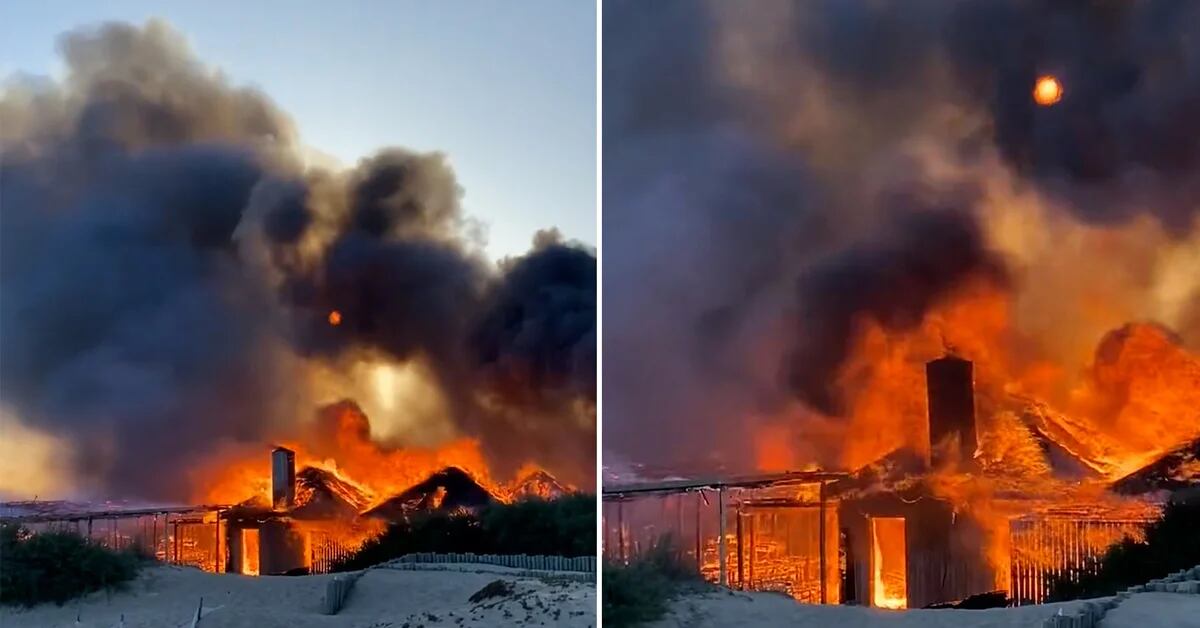 Strong fire in a famous hostel in Punta del Este
