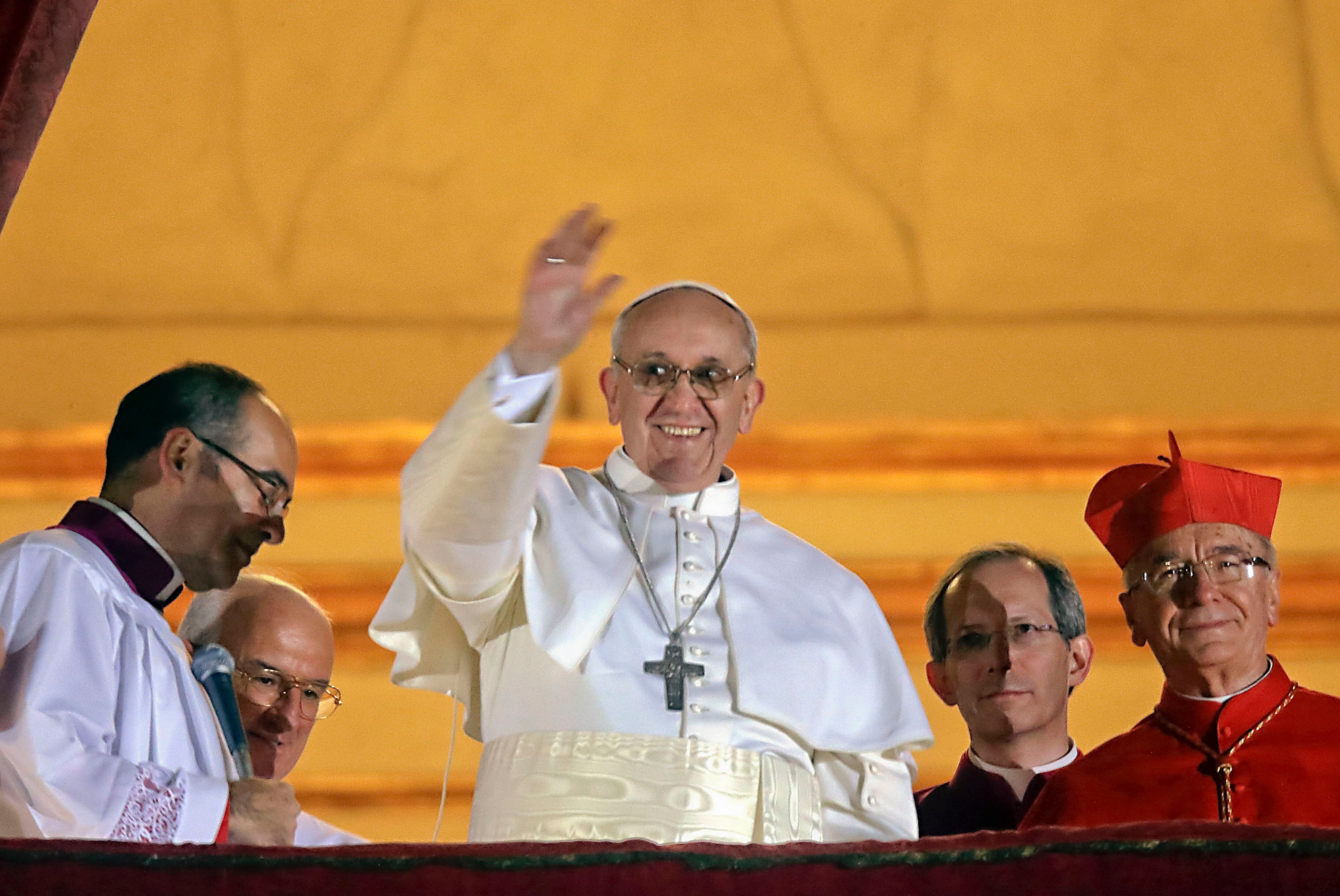 El Papa Francisco. En el Vaticano, el onomástico de cada Papa se convierte en día festivo. En este caso, el de Jorge Mario Bergoglio (AP Foto/Gregorio Borgia, Archivo)