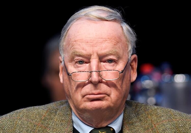 Alexander Gauland, uno de los líderes fundacionales de AfD, en una reunión del partido en Braunschweig, el 30 de noviembre de 2019 (REUTERS/Fabian Bimmer)
