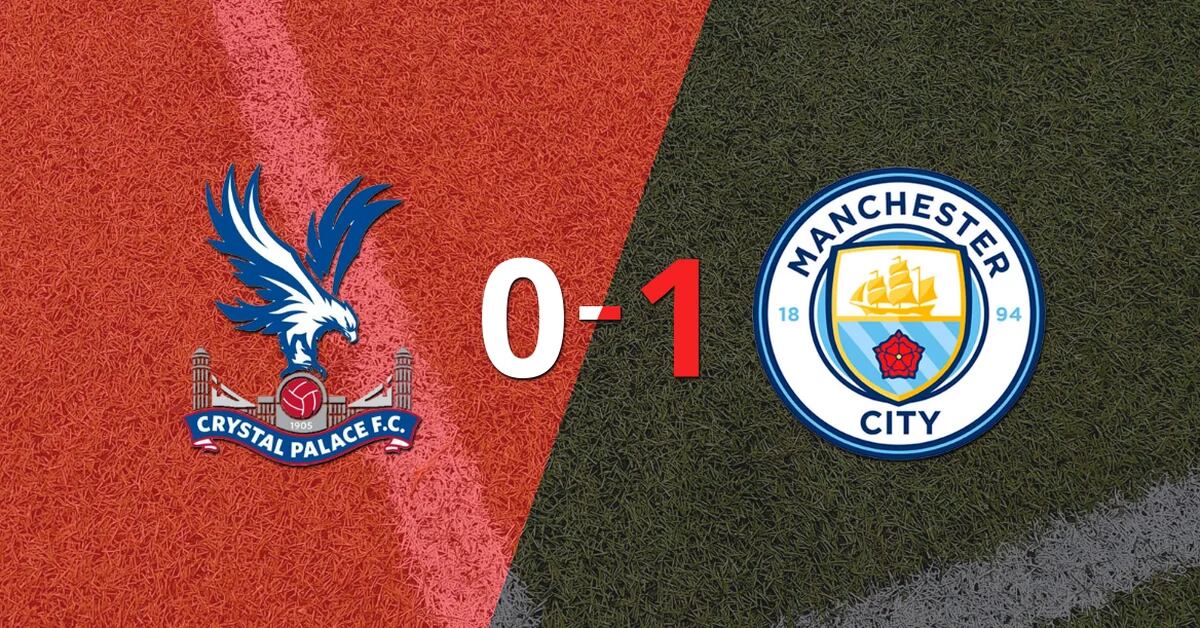 Manchester City thrashed Crystal Palace 1-0