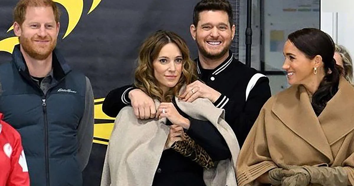 This was Luisana Lopilato and Michael Bublé's double date with Prince Harry and Meghan Markle