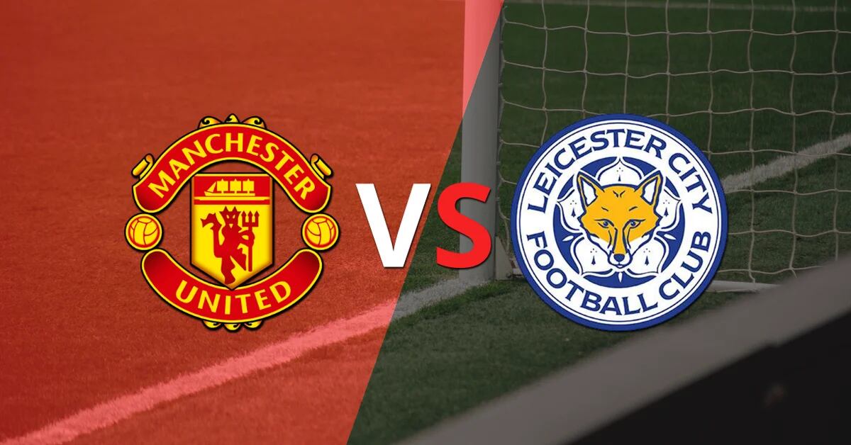 The game between Manchester United and Leicester City starts at Old Trafford stadium