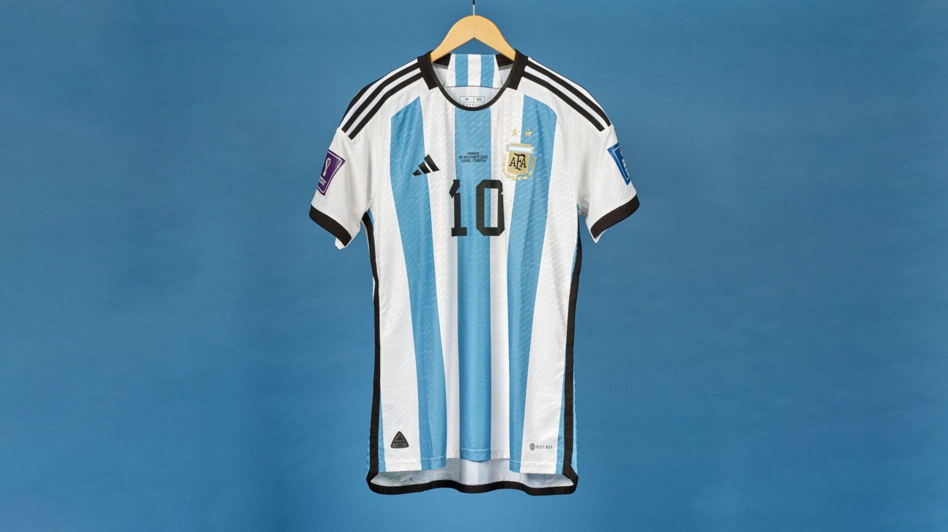 Lio Messi subasta camisetas Argentina