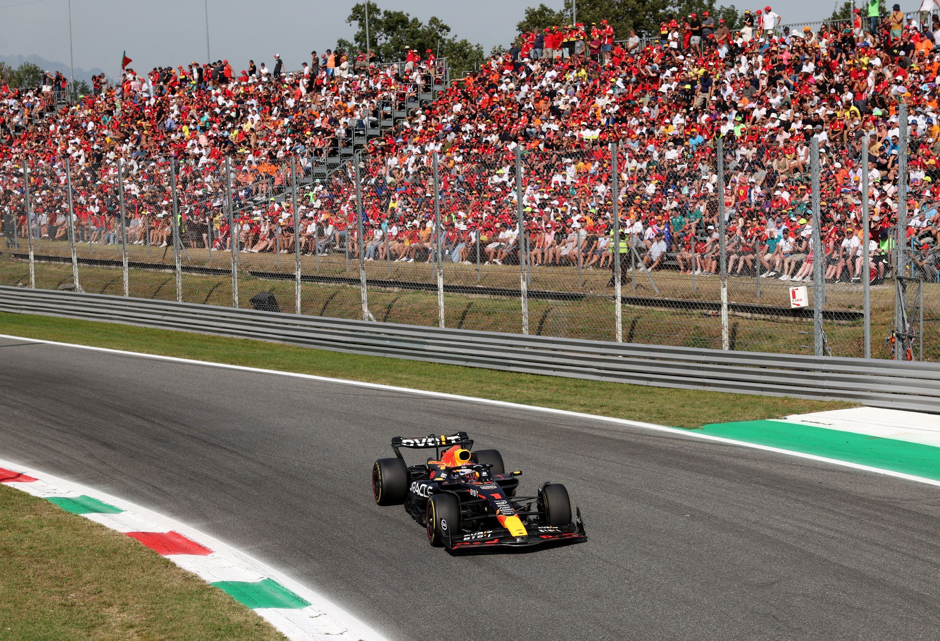 Verstappen durante el GP de Italia (REUTERS).