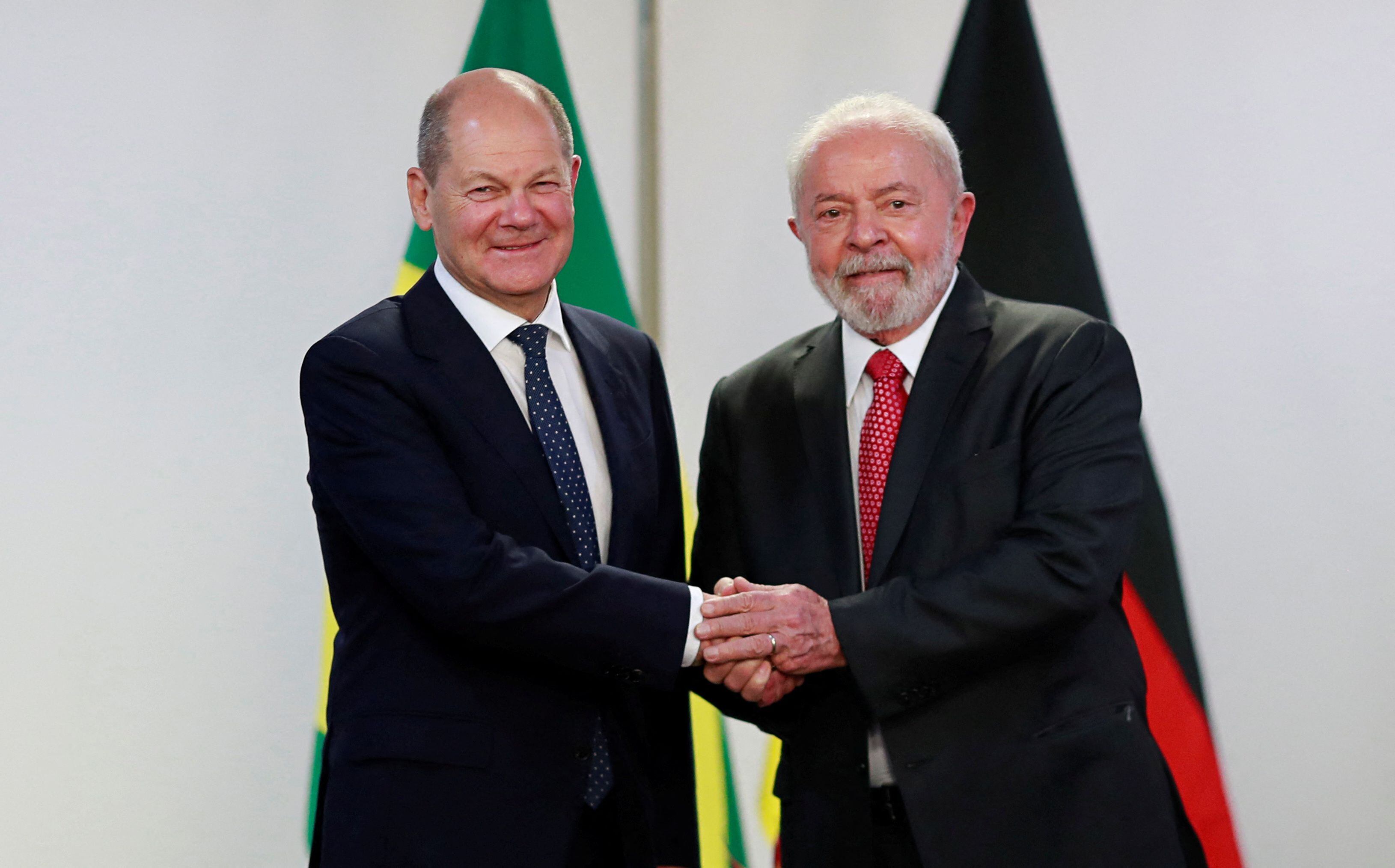 Lula manifestó a Scholz su voluntad de reunirse con Putin y Xi Jinping (REUTERS)