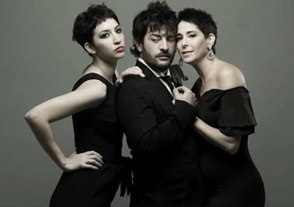Sofia Gala, Pablo Rago y Laura Novoa, “Atracción fatal” (Fotos: Instagram)