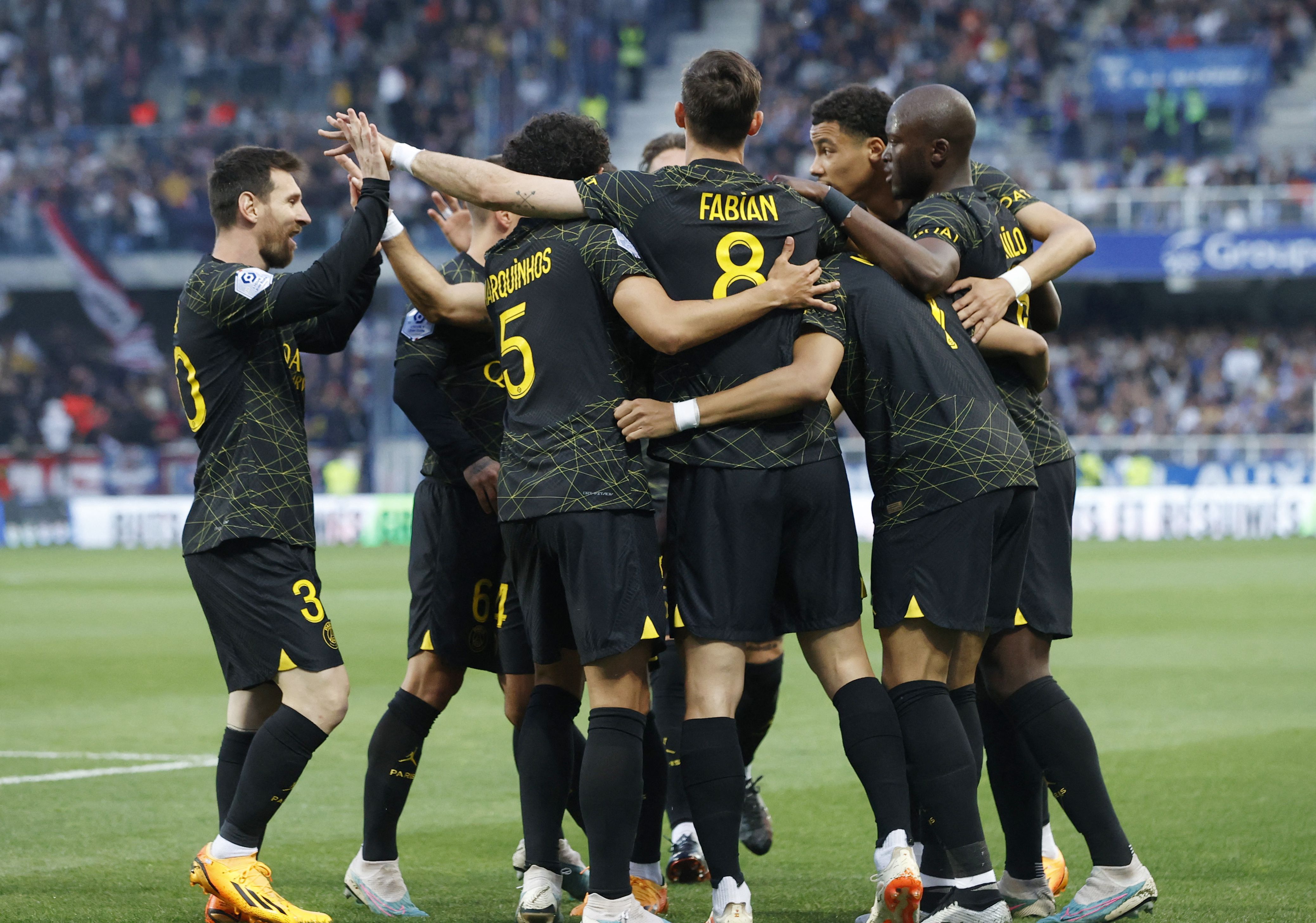 PSG fue el campeón de la Ligue 1 durante la temporada pasada (REUTERS/Stephanie Lecocq)