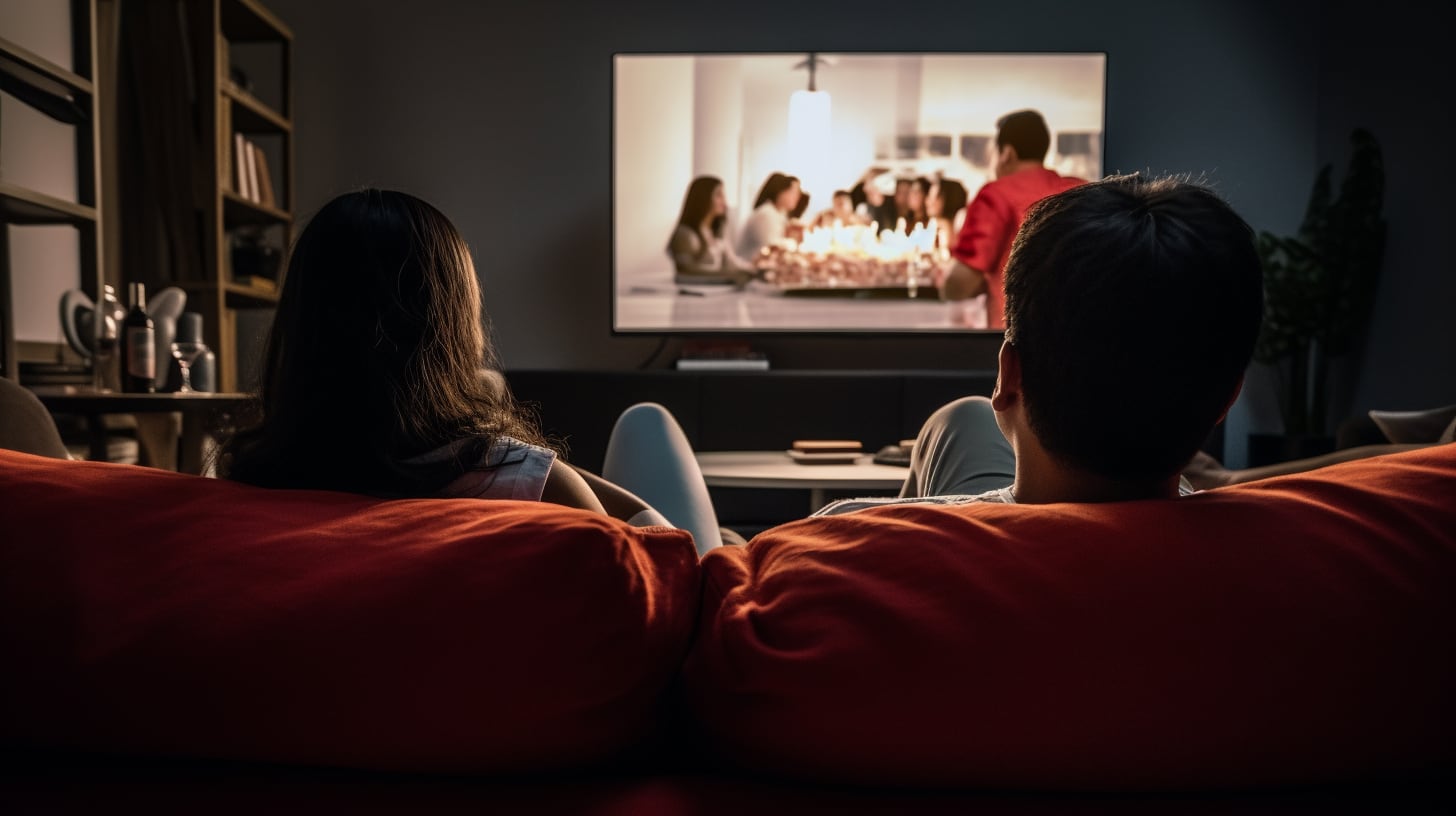 Disfrutar de una película es una actividad que cambia por completo si es en casa, en el cine, en pareja o con amigos  (Imagen ilustrativa Infobae)