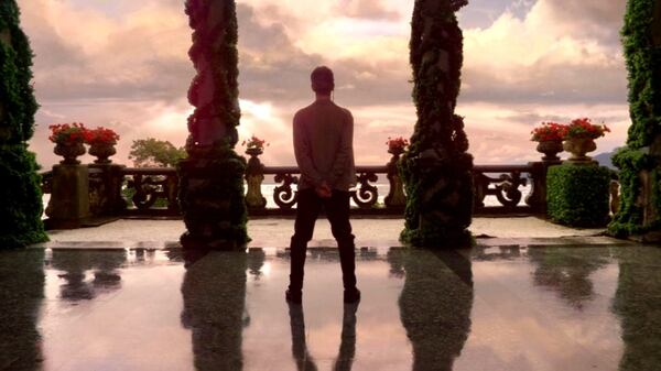 Hayden Christensen en la piel de Anakin Skywalker en una escena grabada en Lago de Como