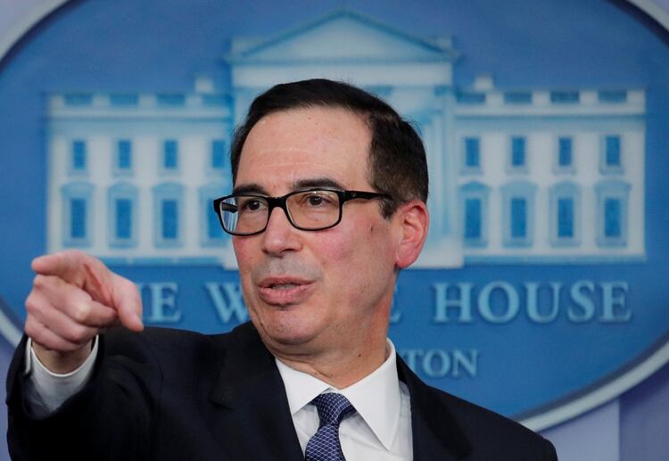 Steven Mnuchin, secretario del Tesoro de EEUU (REUTERS/Jim Young/File Photo)