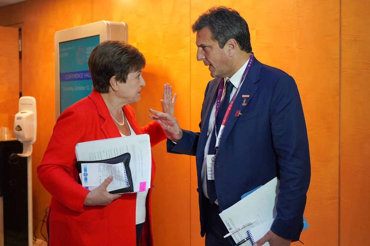 Sergio Massa y Kristalina Georgieva 