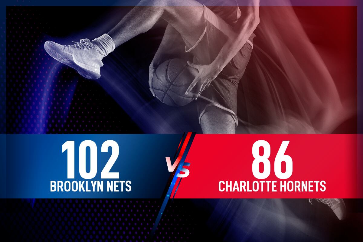 Brooklyn Nets - Charlotte Hornets: Resultado, resumen y estadísticas en directo del partido de la NBA