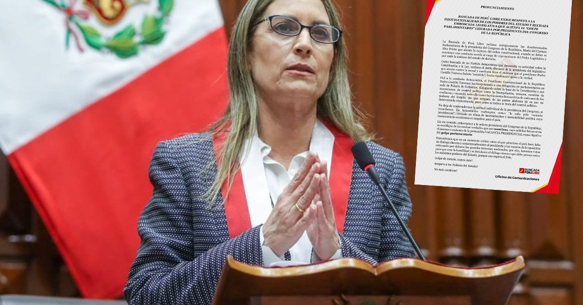 Peru Libre insinuates 