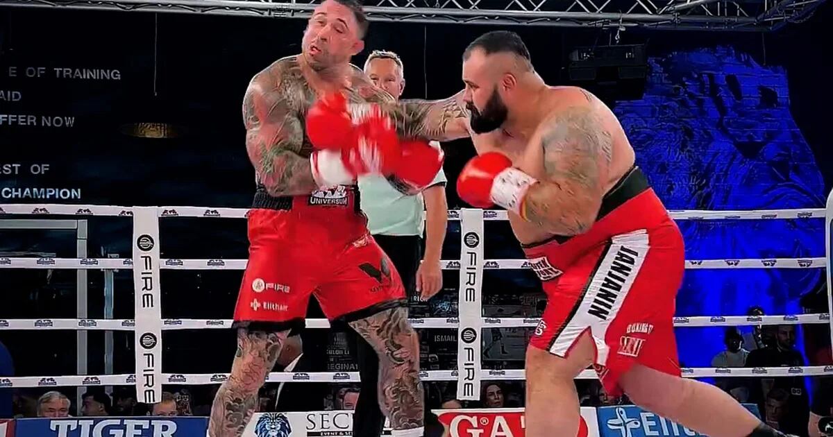 Ein deutscher Bodybuilder kämpfte gegen einen Boxer und wurde in nur 40 Sekunden bewusstlos
