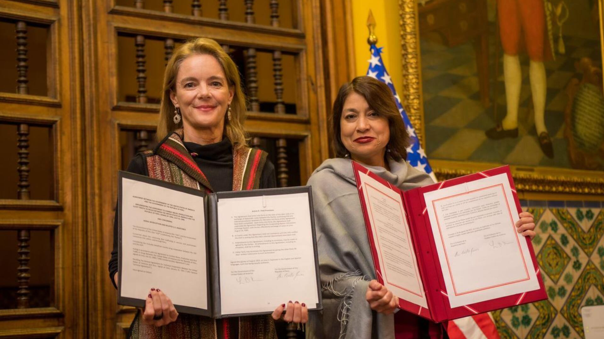 Perú y Estados Unidos muestra el acuerdo firmado para la intercepción aérea para las aeronaves