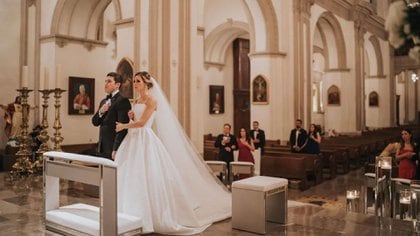 Boda religiosa de Samuel García con Mariana Rodríguez (Redes sociales)