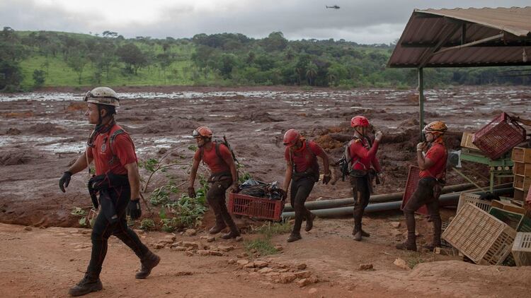 La tragedia en Minas Gerias dejó más de 250 desaparecidos (AFP)