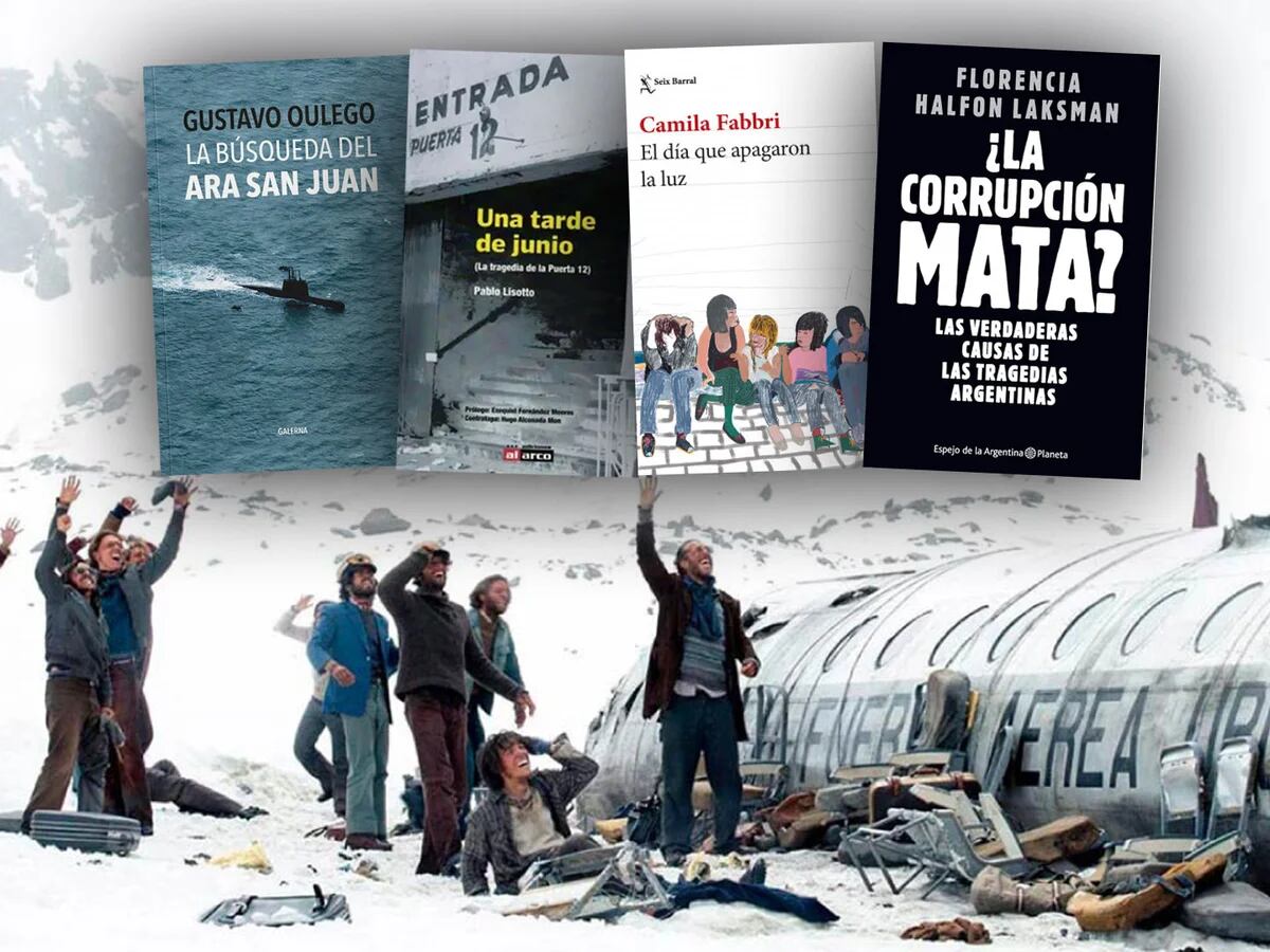 Como en “La sociedad de la nieve”: cuatro tragedias argentinas que inspiraron libros para no olvidar a las víctimas