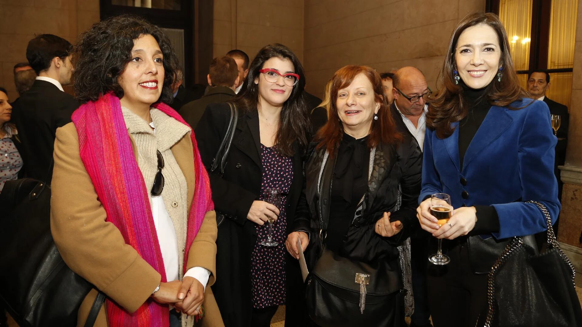 Soledad Vallejos, Marina Abiuso, Miriam Lewin y Cristina Pérez