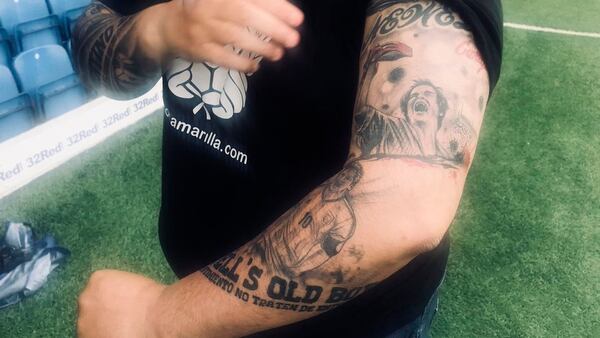 Los tatuajes de DâAgostino PÃ©rez que prueban la devociÃ³n hacia el âLocoâ (Foto: @LUFC)