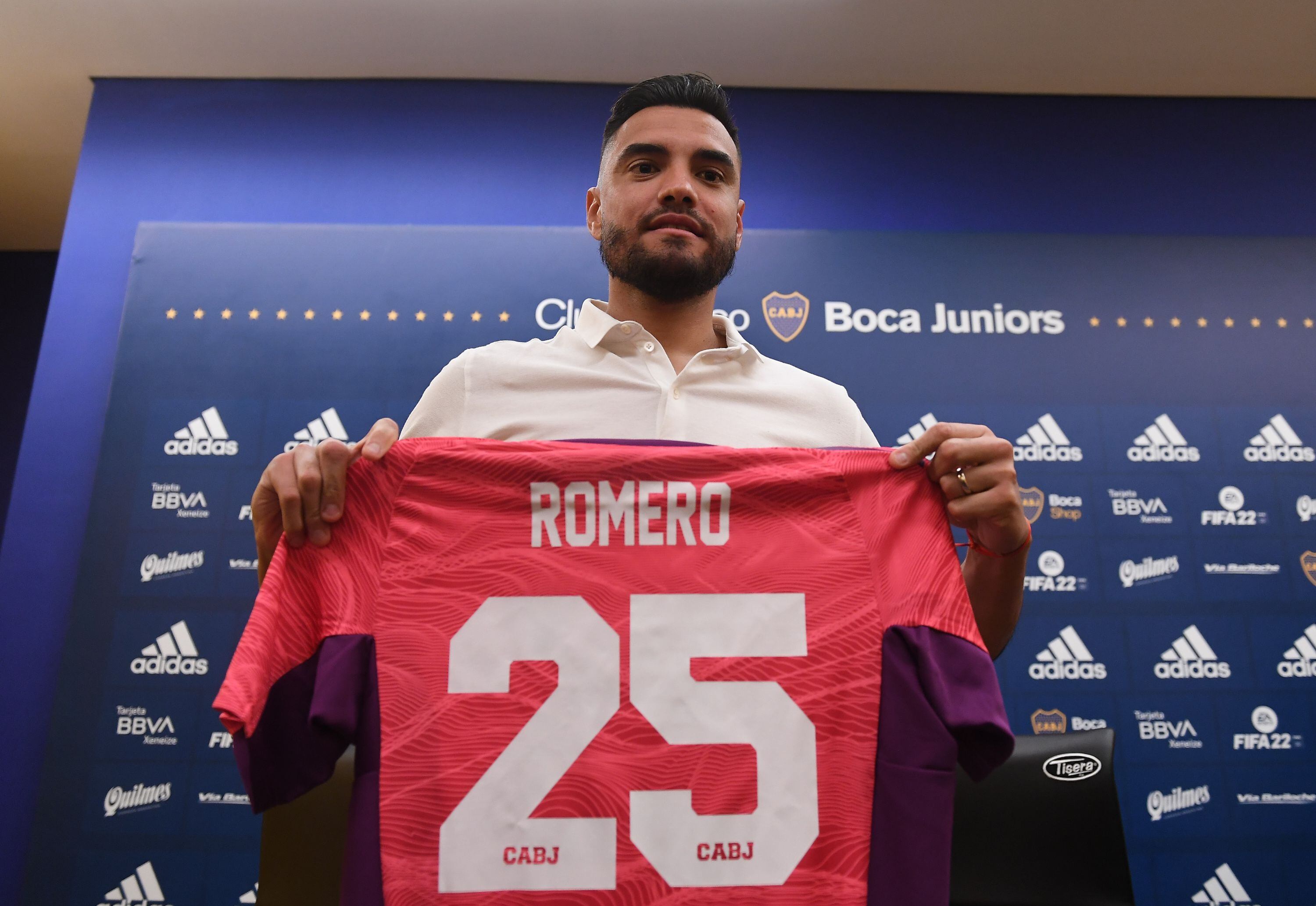 sergio romero presentación en boca juniors