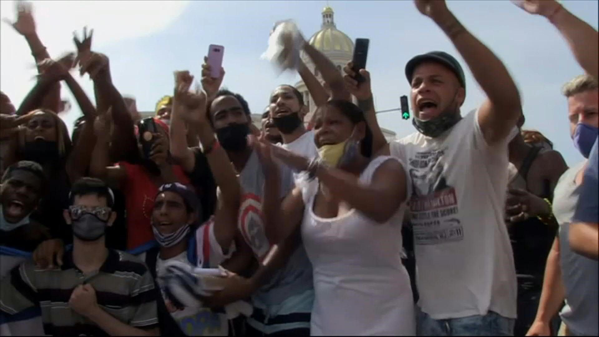 Nuevitas, una ciudad costera de unos 60.000 habitantes, fue escenario en agosto de 2022 de algunas de las mayores protestas antigubernamentales de Cuba desde el 11 de julio de 2021, una de las cuales se muestra en esta imagen