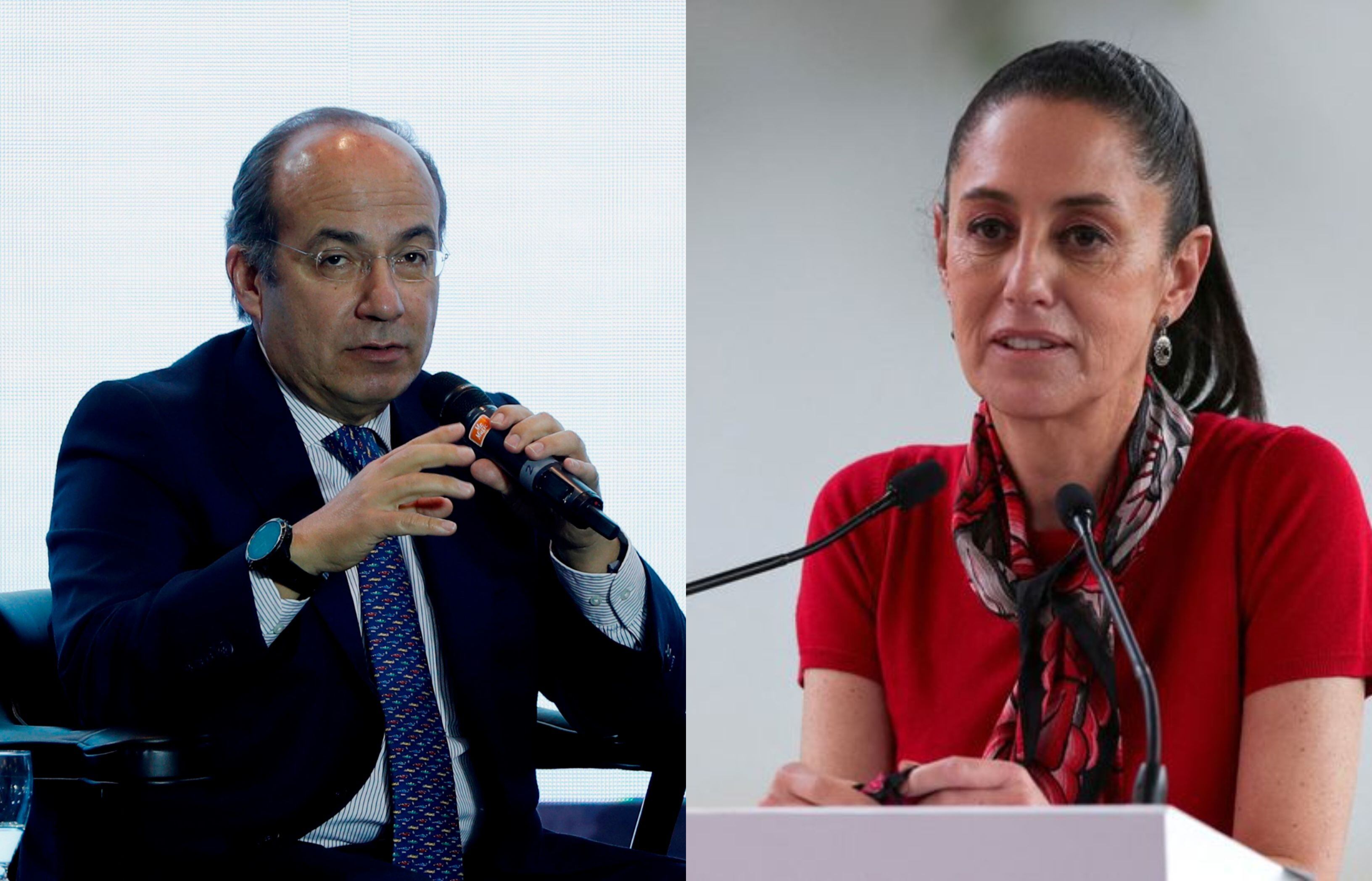 Felipe Calderón se lanzó en contra de Claudia Sheinbaum