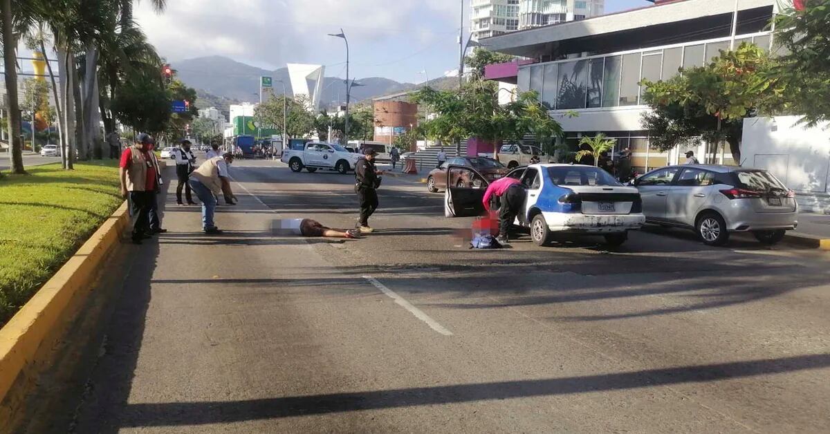 Sie haben in der Costera Miguel Alemán in Acapulco zwei Männer erschossen, die FGE untersucht bereits den Sachverhalt