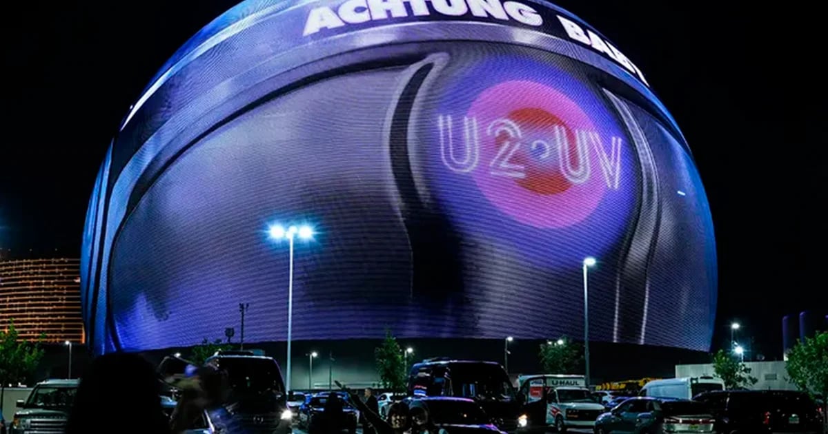 Así fue el impactante concierto de U2 que inauguró 'The Sphere', el  gigantesco y futurista estadio de Las Vegas - Infobae
