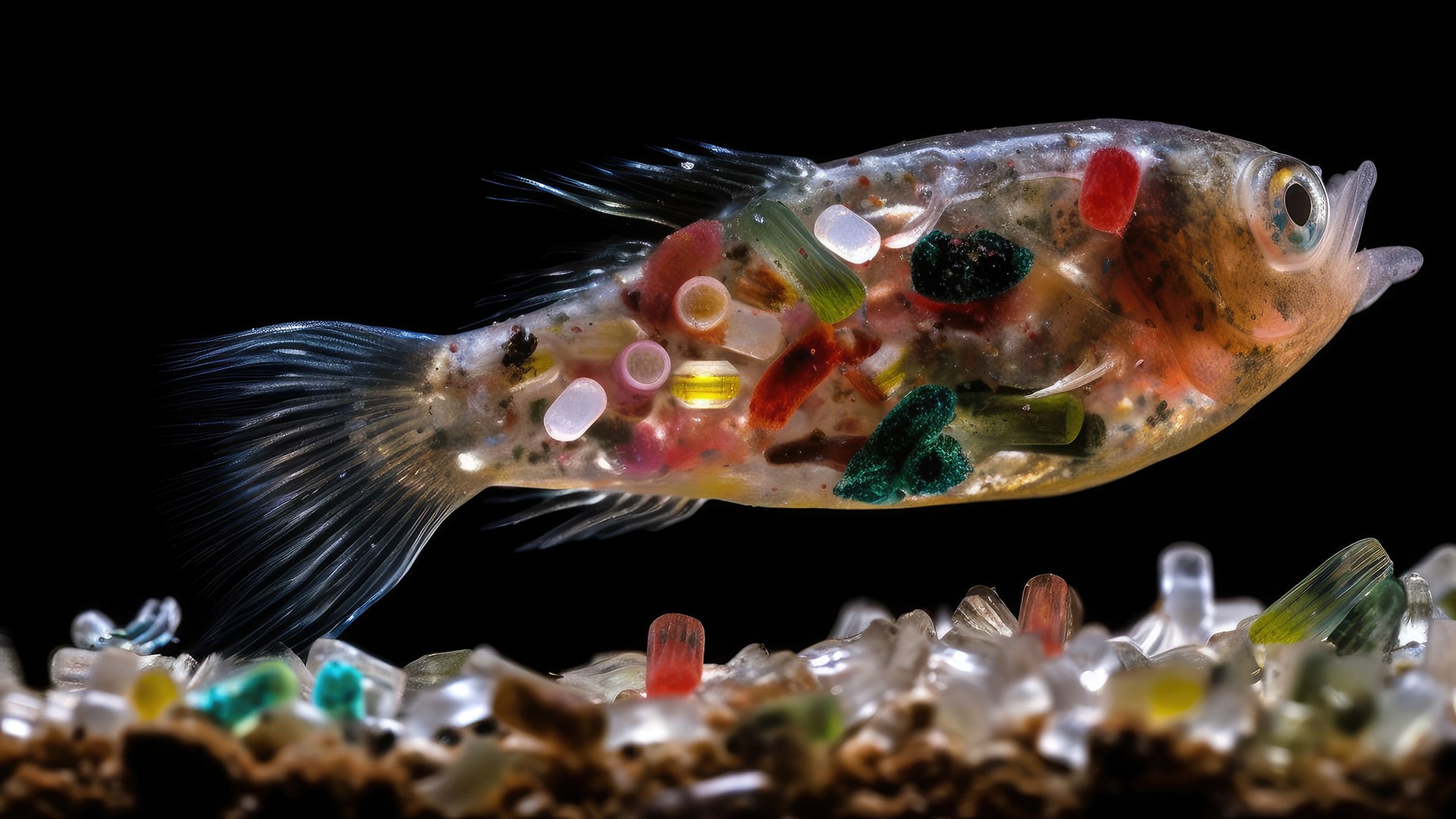 El océano, un ecosistema en peligro, con millones de toneladas de plástico dispersas en sus aguas (Getty)
