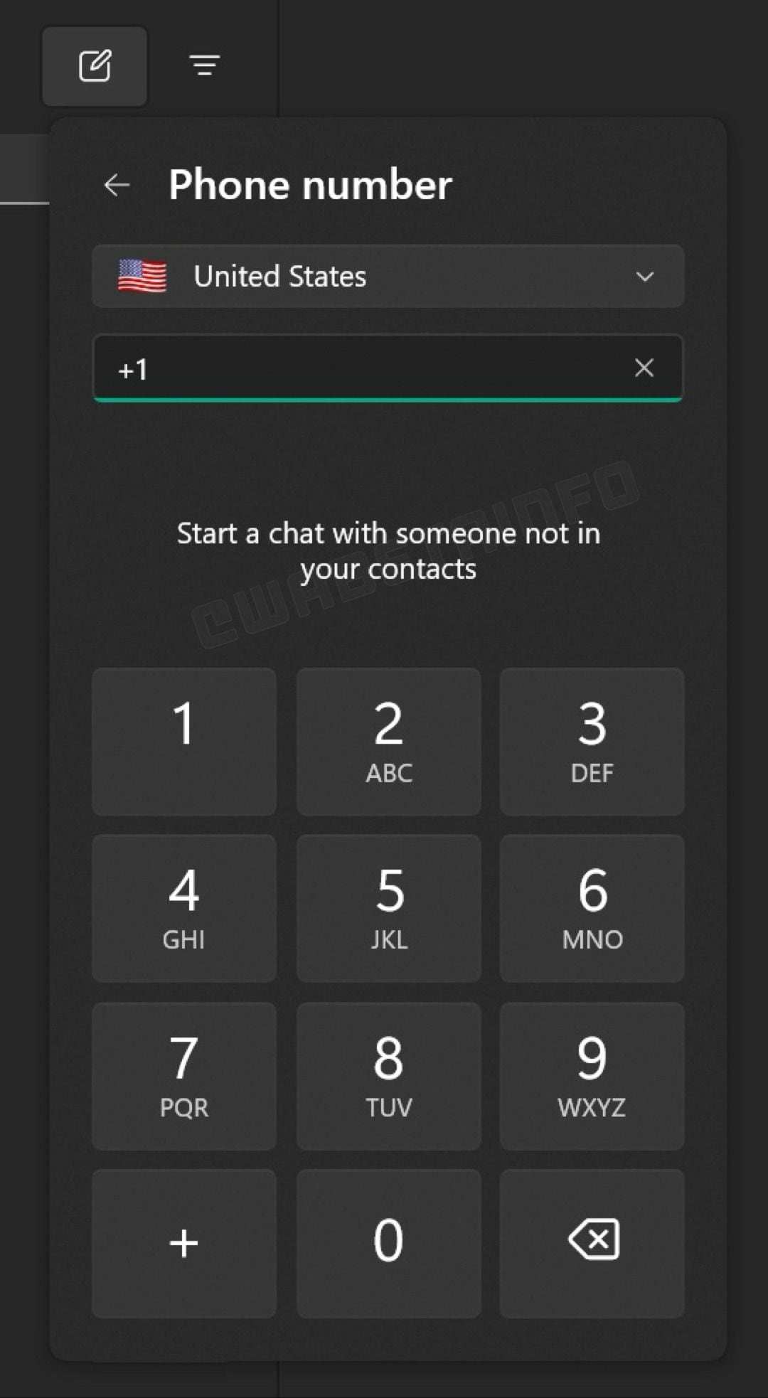 Función de WhatsApp para escritorio permitirá iniciar conversaciones con números no registrados en los contactos. (WABetaInfo)