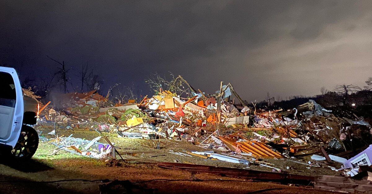 A tornado in an Alabama city dies at least one dead and five heirs: follow the rescue rates