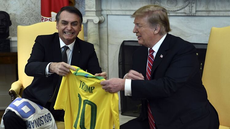 Resultado de imagen para Trump dijo que quiere negociar un acuerdo de libre comercio con Brasil