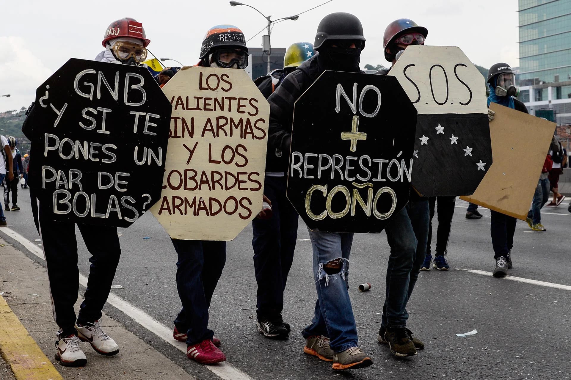Las marchas en Venezuela, que han sido brutalmente reprimidas, llevan 50 días. (AFP)