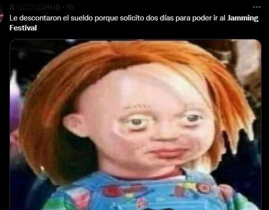 Jamming Festival : Les mèmes qui abondent sur les réseaux sociaux après la suspension de l'événement. Photo : Twitter