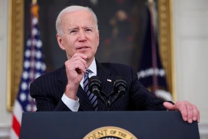El presidente de EE.UU., Joe Biden. EFE/EPA/OLIVER CONTRERAS/Archivo 