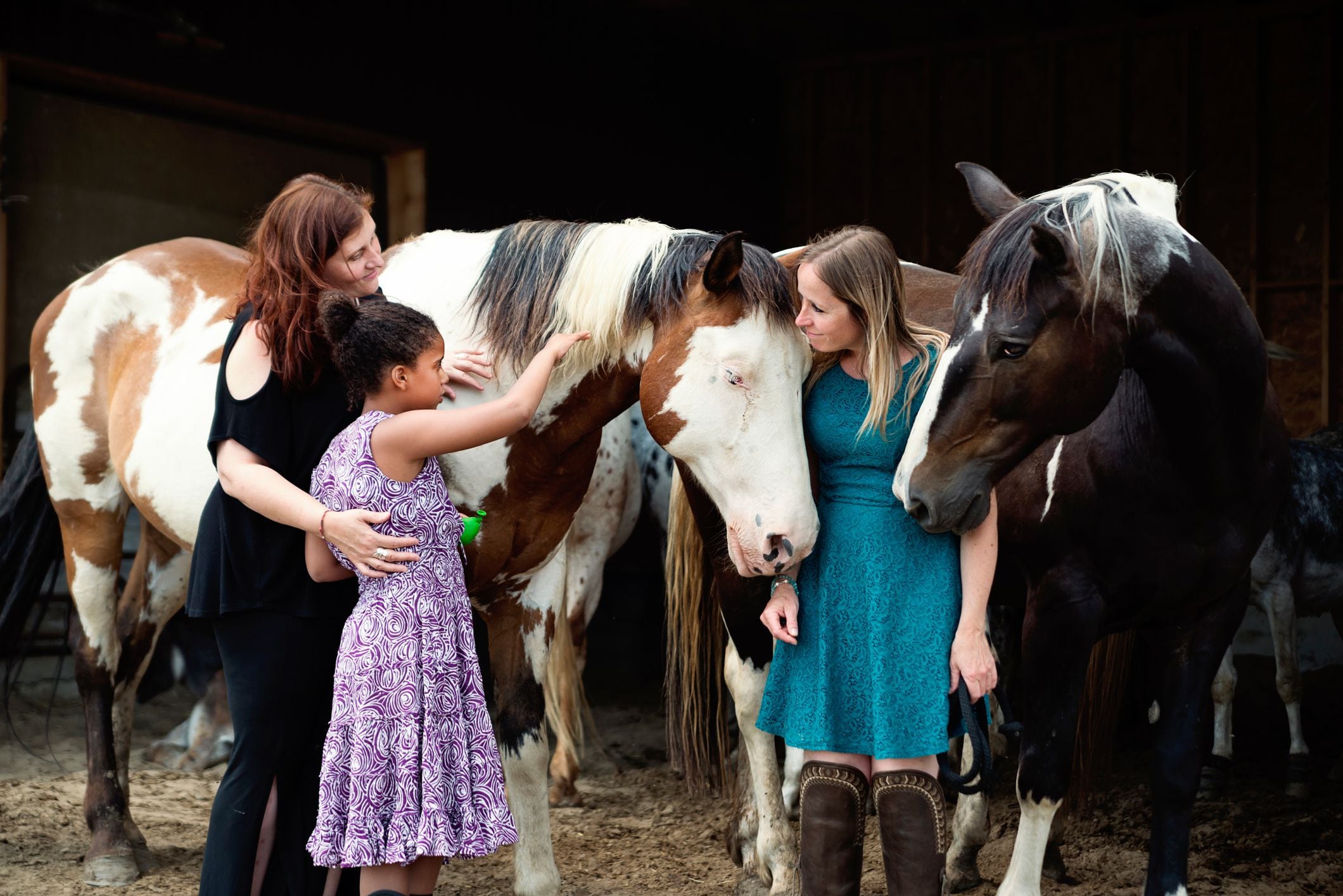 equinoterapia, niños y caballos