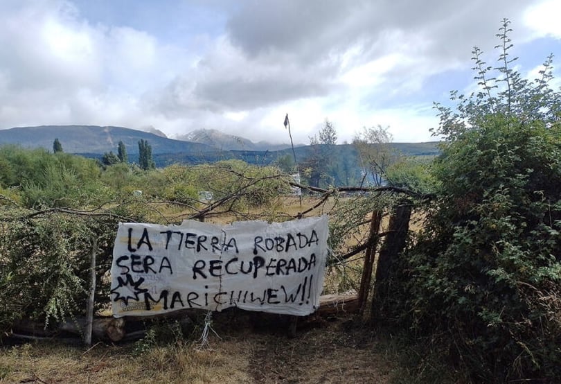 campo usurpado por mapuches