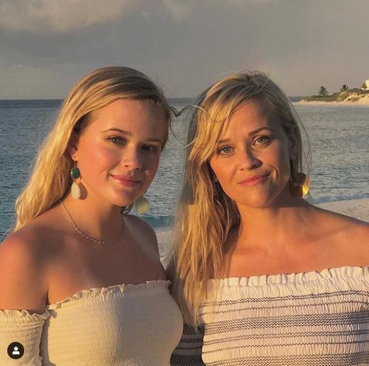 Reese Witherspoon y Ava Elizabeth Phillipe (Foto: Instagram)