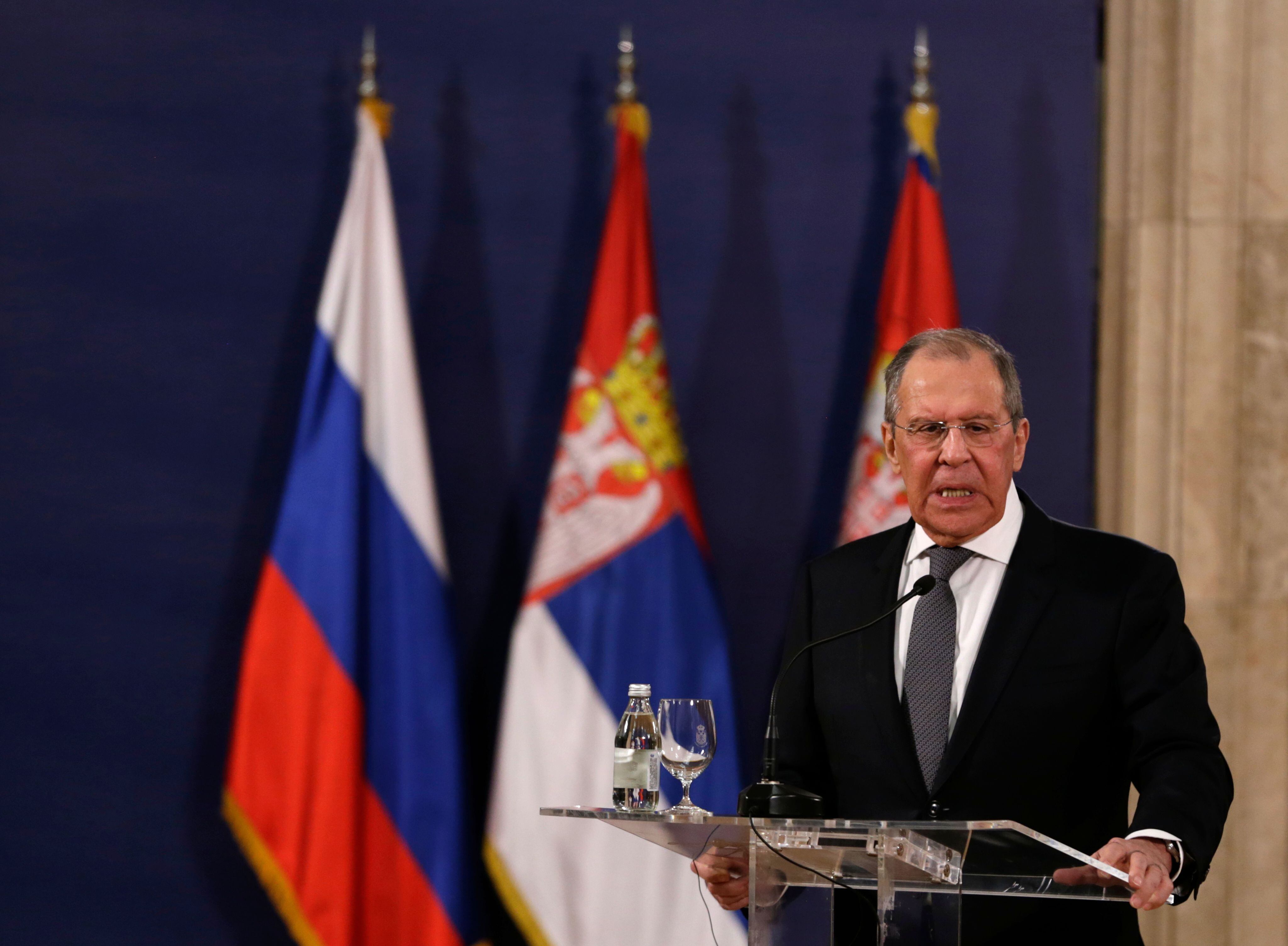 El ministro de Exteriores de Rusia, Serguéi Lavrov, en una imagen de archivo. EFE/EPA/ANDREJ CUKIC