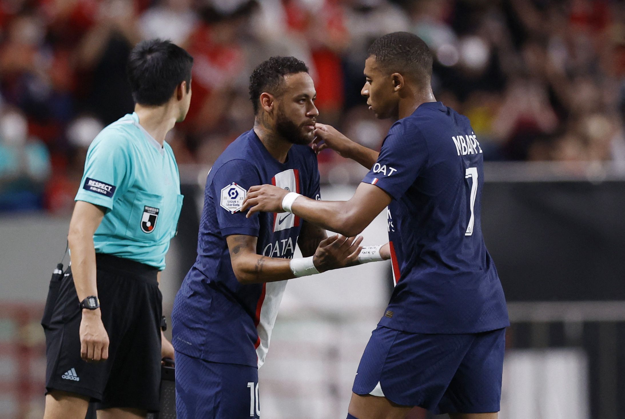 Neymar y Mbappé, una dupla de difícil convivencia (REUTERS/Issei Kato)