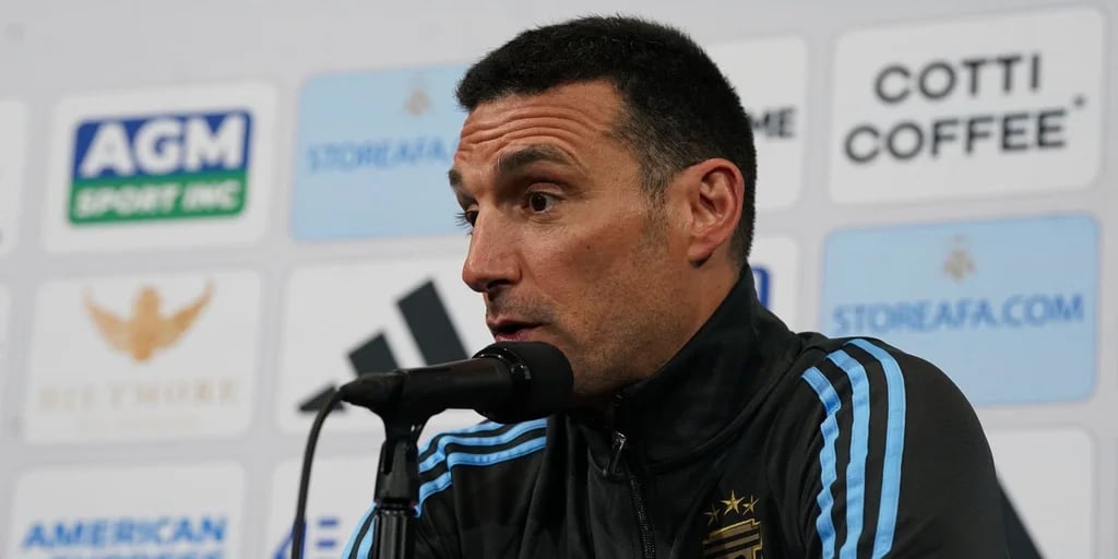 Scaloni habló sobre el debut del Colo Barco y se refirió a la sequía goleadora de Lautaro Martínez en la selección argentina